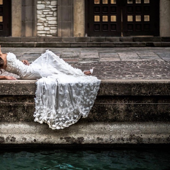 Strapless & Beaded Wedding Dress - Picture 4 of 4